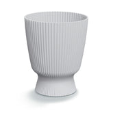 Prosperplast Milly Round Planter 18.8x18.8x22.6cm - White